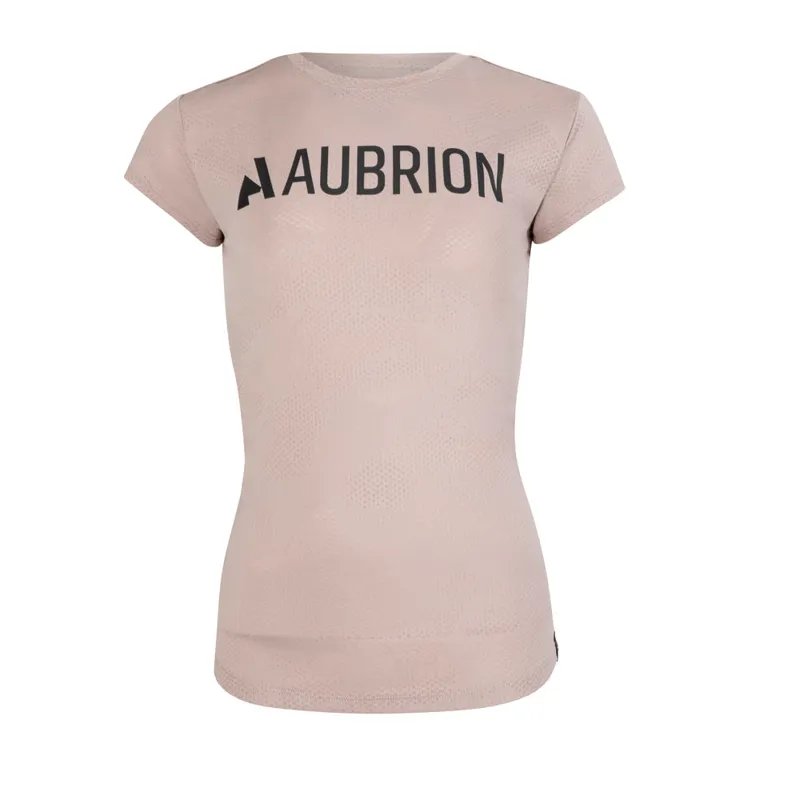 Aubrion React Tech T-Shirt Young Rider in Sand